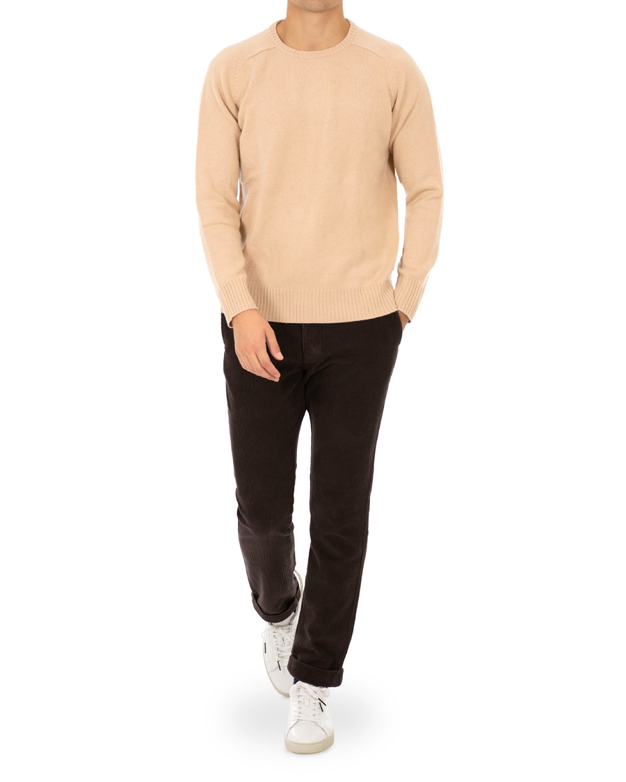 Herre | Gensere | Soft Goat | Cashmere Saddle Neck Camel