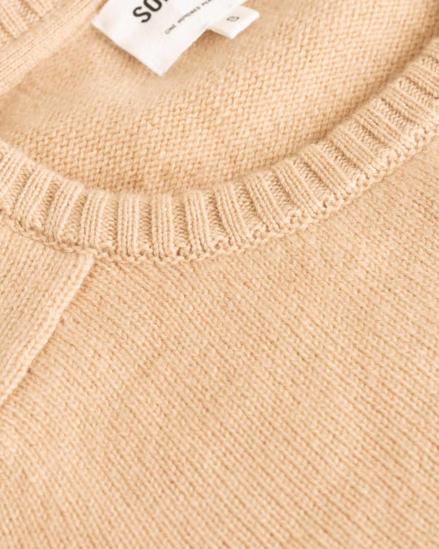 Herre | Gensere | Soft Goat | Cashmere Saddle Neck Camel