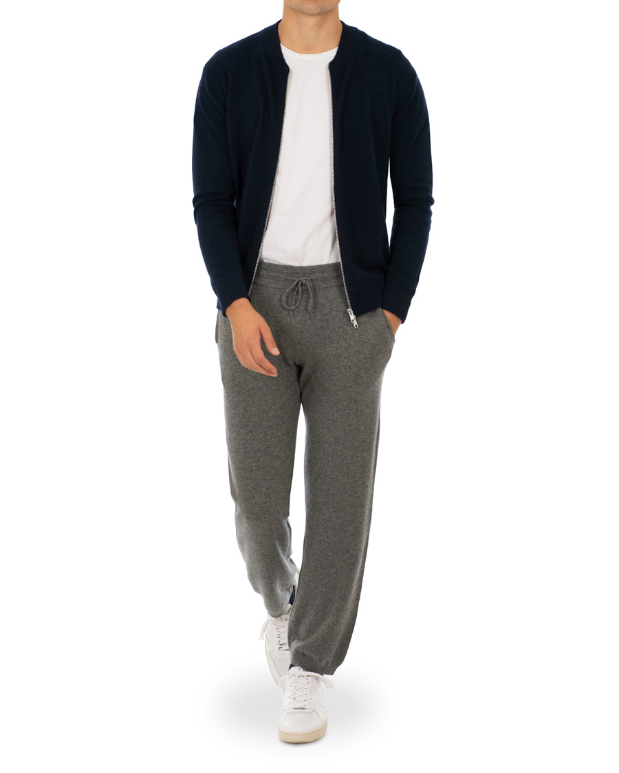 Herre | Bukser | Soft Goat | Cashmere Pants Dark Grey