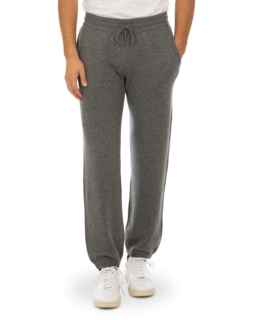 Herre | Bukser | Soft Goat | Cashmere Pants Dark Grey