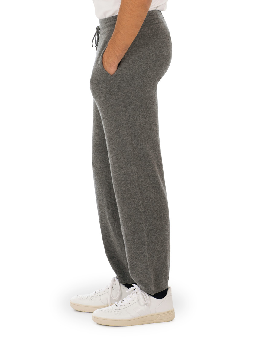 Herre | Bukser | Soft Goat | Cashmere Pants Dark Grey