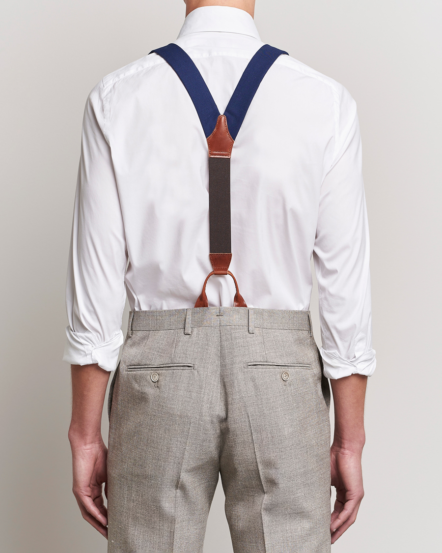 Herre | Bukseseler | Albert Thurston | Fresco Braces 38mm Royal Blue