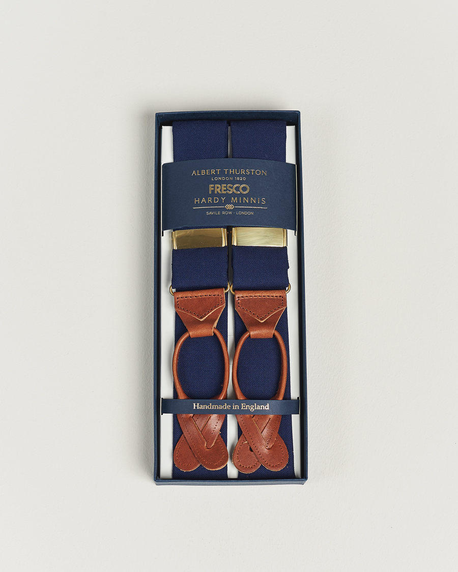 Herre | Bukseseler | Albert Thurston | Fresco Braces 38mm Royal Blue 
