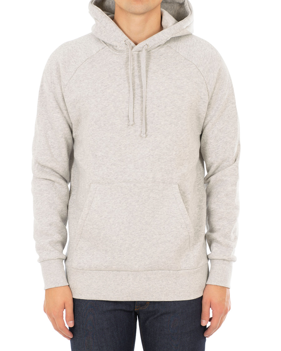 Herre | Gensere | A Day's March | Hoodie Sweatshirt Grey Melange
