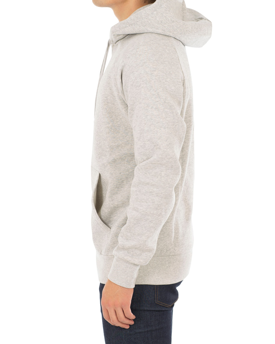 Herre | Gensere | A Day's March | Hoodie Sweatshirt Grey Melange
