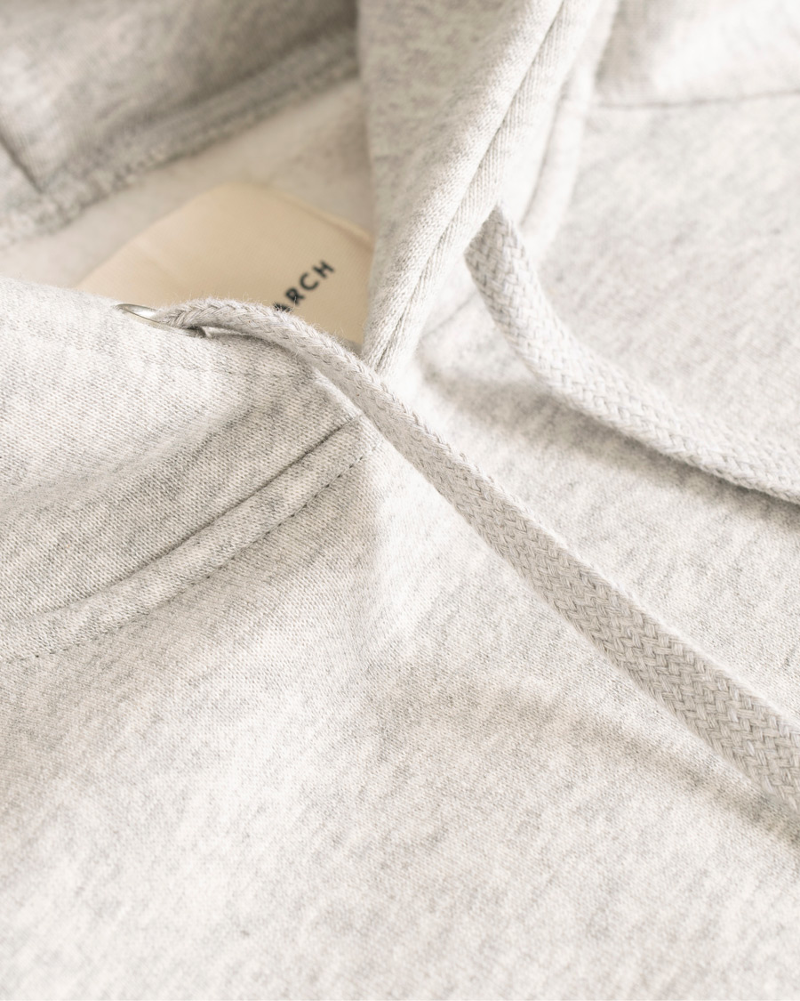Herre | Gensere | A Day's March | Hoodie Sweatshirt Grey Melange