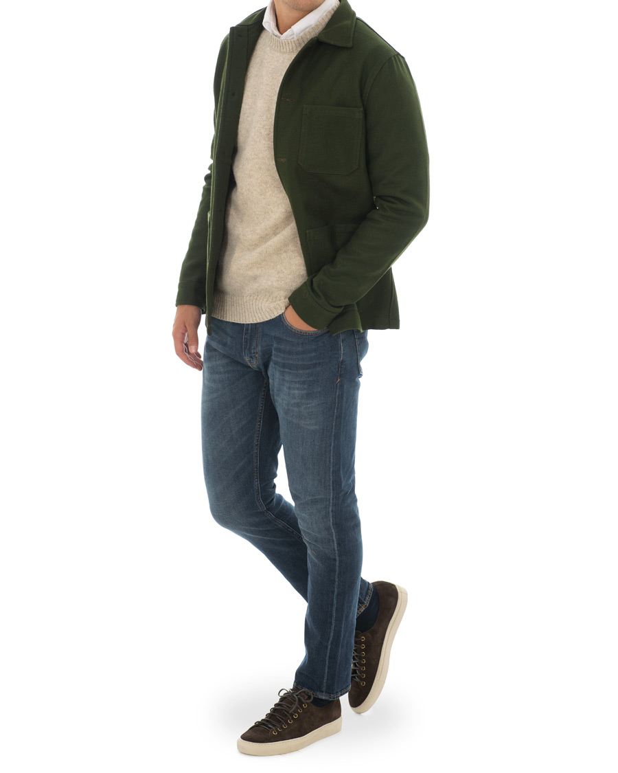 Herre | Jakker | A Day's March | Original Overshirt Wool Jacket Army