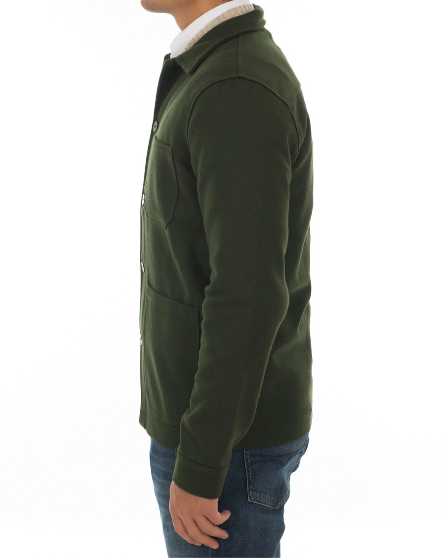 Herre | Jakker | A Day's March | Original Overshirt Wool Jacket Army