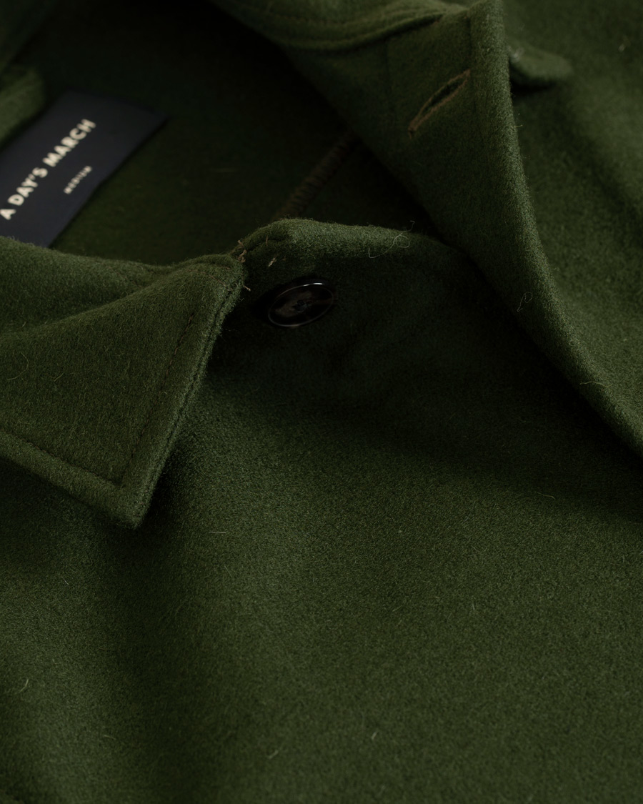 Herre | Jakker | A Day's March | Original Overshirt Wool Jacket Army