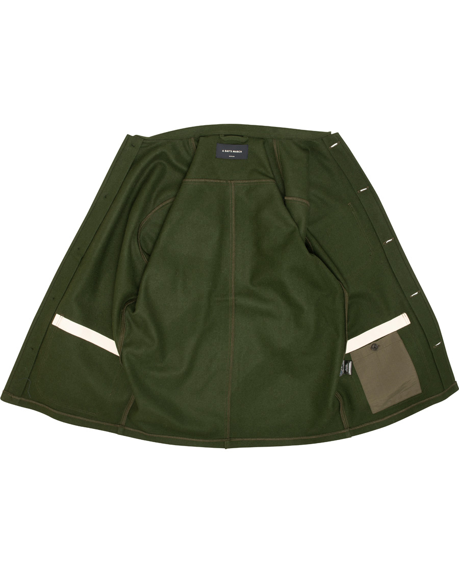 Herre | Jakker | A Day's March | Original Overshirt Wool Jacket Army