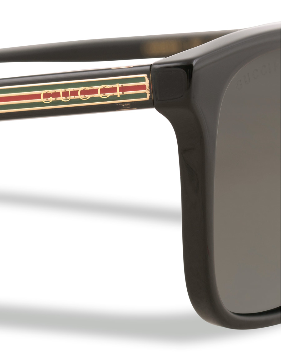 Herre | Gucci GG0381S Sunglasses Black/Grey | Gucci | GG0381S Sunglasses Black/Grey