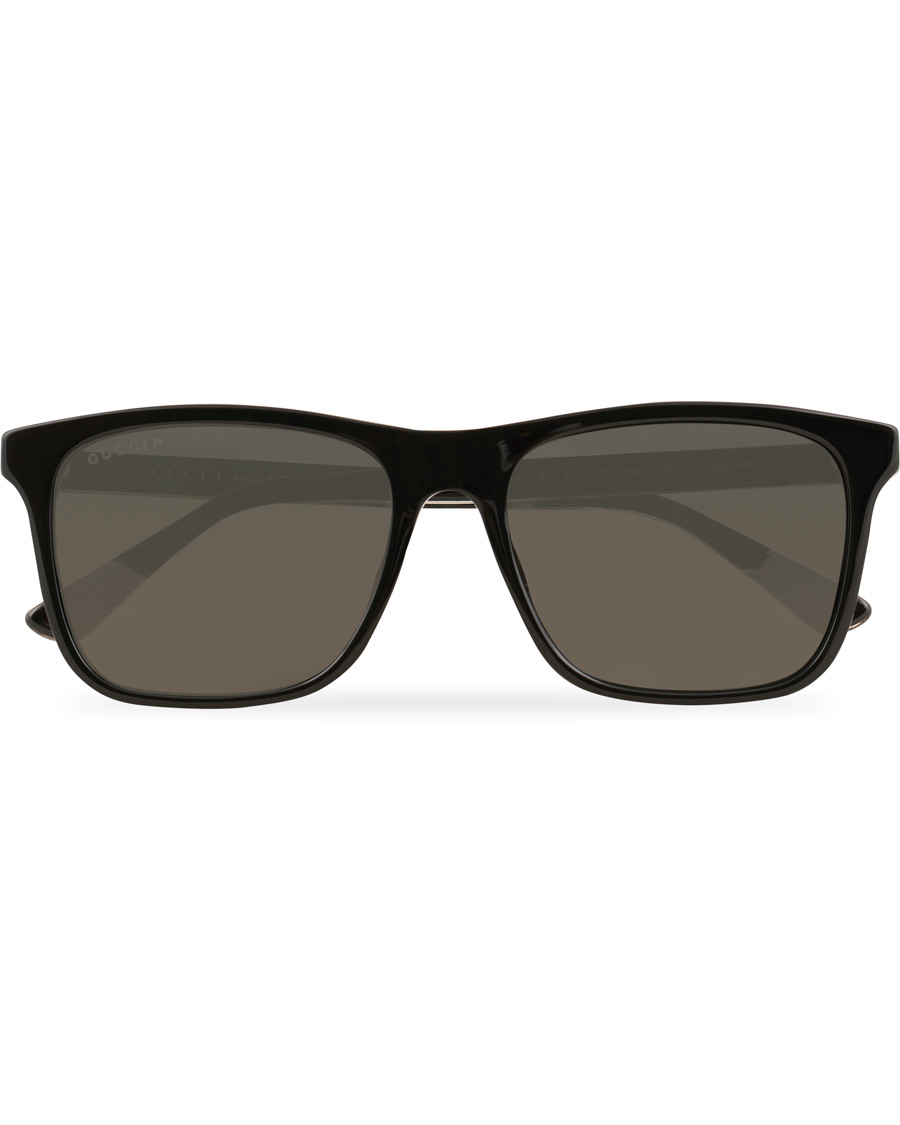 Herre | Gucci GG0381S Sunglasses Black/Grey | Gucci | GG0381S Sunglasses Black/Grey