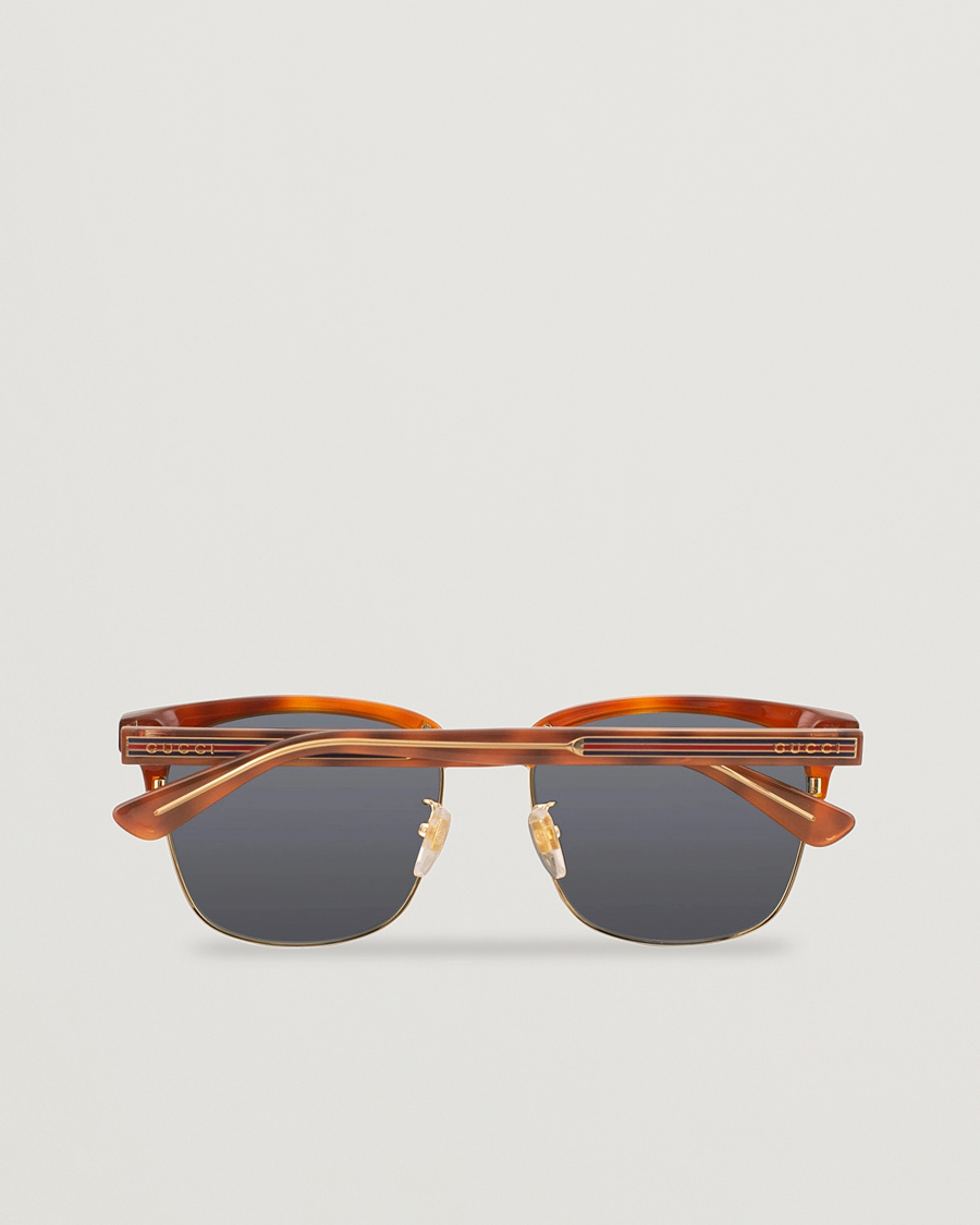 Herre | Gucci GG0382S Sunglasses Havana/Blue | Gucci | GG0382S Sunglasses Havana/Blue