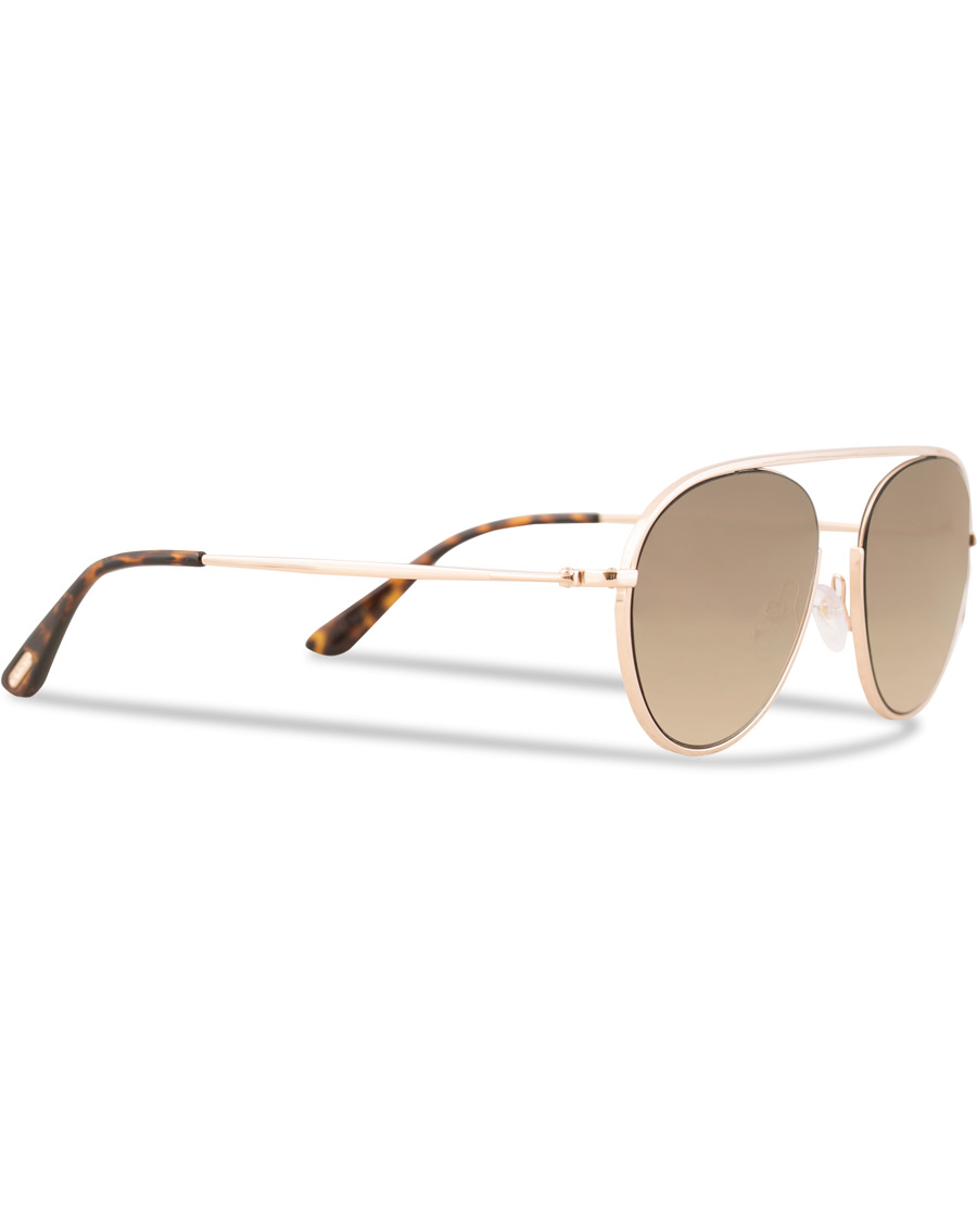 Herre | Solbriller | Tom Ford | Keit FT0599 Sunglasses Rose Gold/Roviex