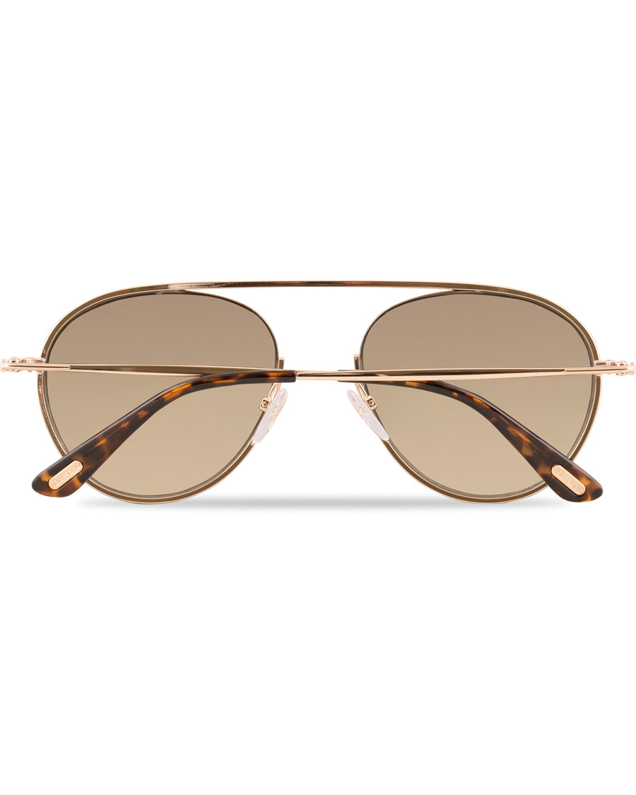Herre | Solbriller | Tom Ford | Keit FT0599 Sunglasses Rose Gold/Roviex