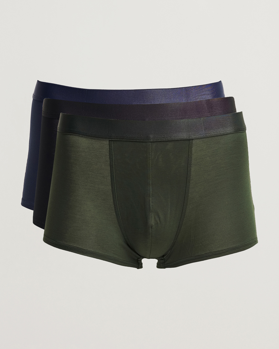 Herre | Undertøy | CDLP | 3-Pack Boxer Trunk Black/Army Green/Navy