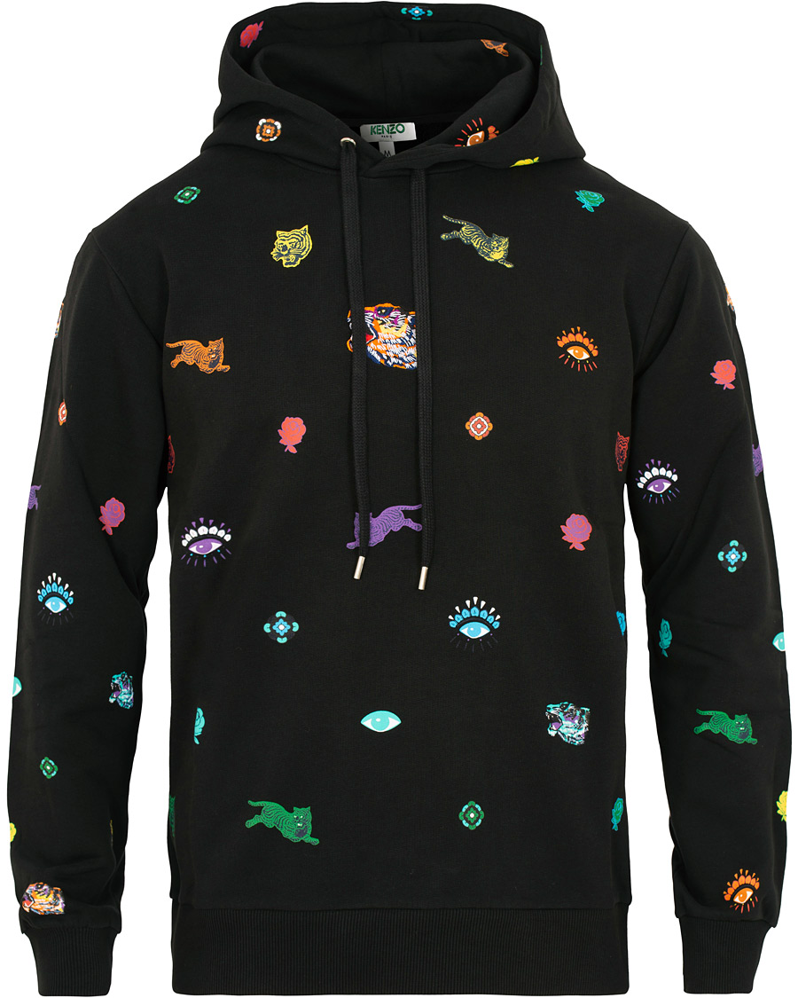 Herre | Gensere | KENZO | Multi Icons Hoodie Black