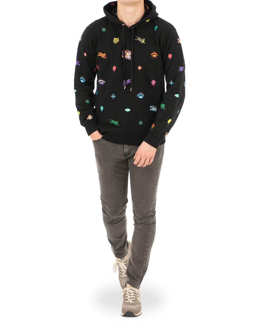 Herre | Gensere | KENZO | Multi Icons Hoodie Black