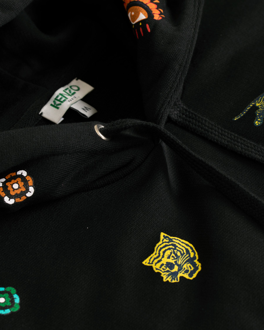 Herre | Gensere | KENZO | Multi Icons Hoodie Black