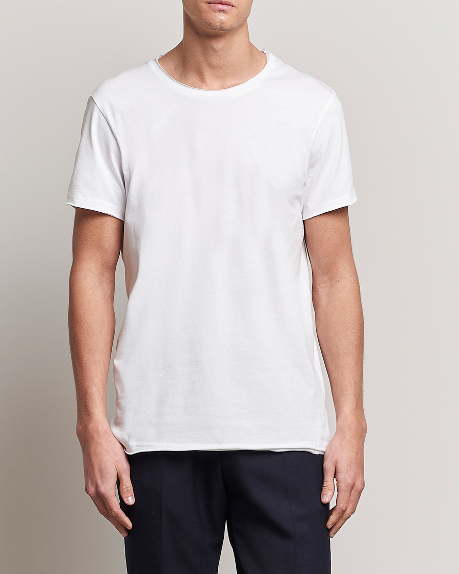 Herre | Kortermede t-shirts | Bread & Boxers | Crew Neck Relaxed White