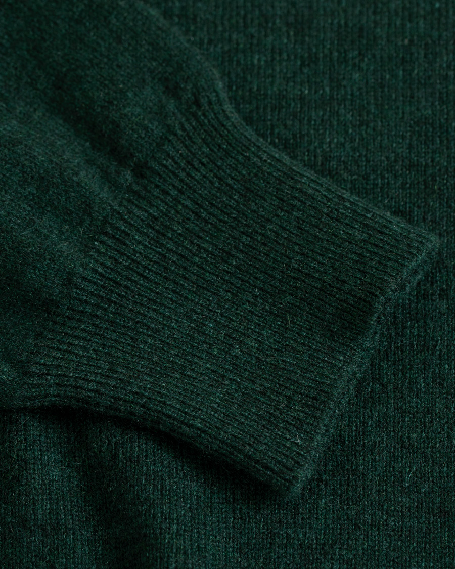 Herre | Gensere | Piacenza Cashmere | Cashmere Crew Neck Sweater Racing Green