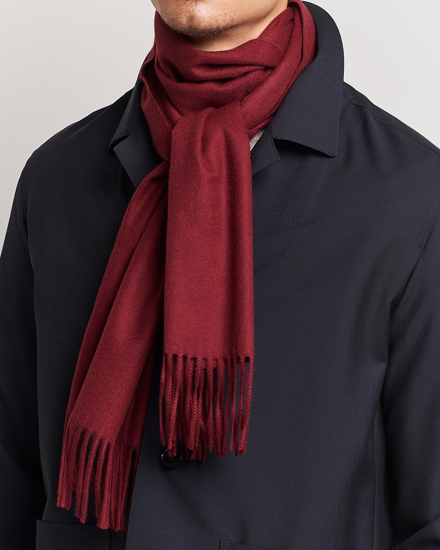 Herre |  |  | Piacenza Cashmere Cashmere Scarf Burgundy