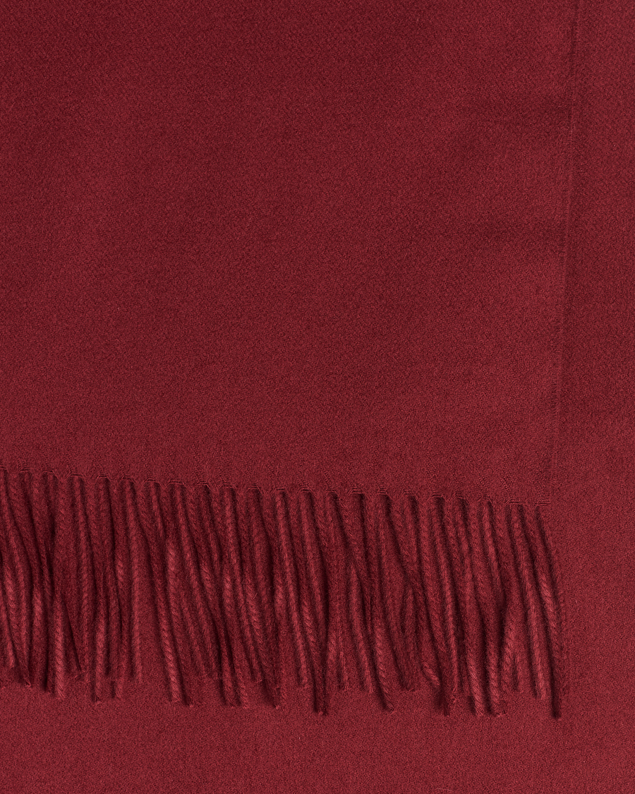 Herre | Skjerf | Piacenza Cashmere | Cashmere Scarf Burgundy