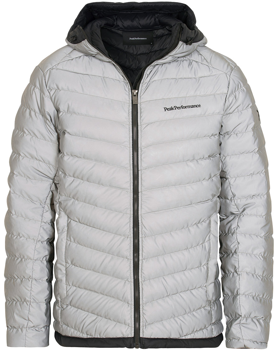 Herre | Jakker | Peak Performance | Frost Down Hood Reflective Jacket Silver