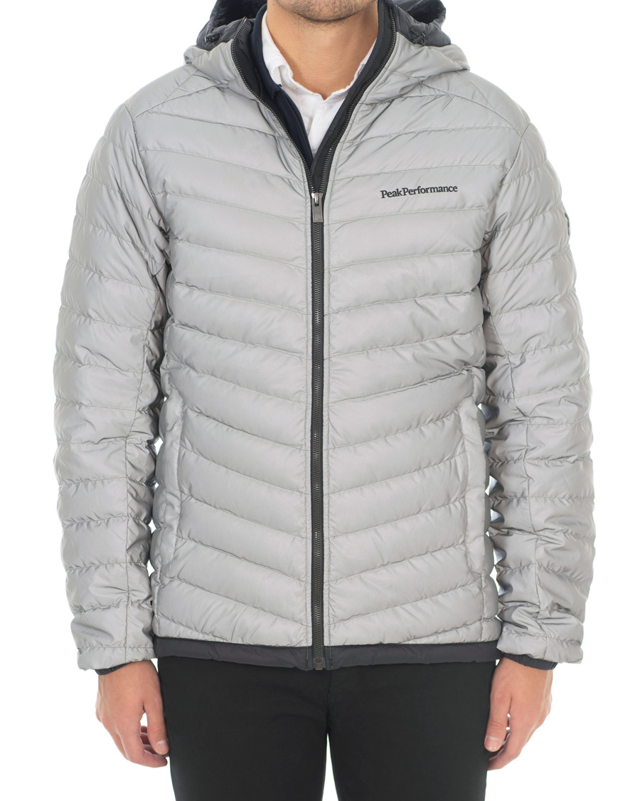 Herre | Jakker | Peak Performance | Frost Down Hood Reflective Jacket Silver