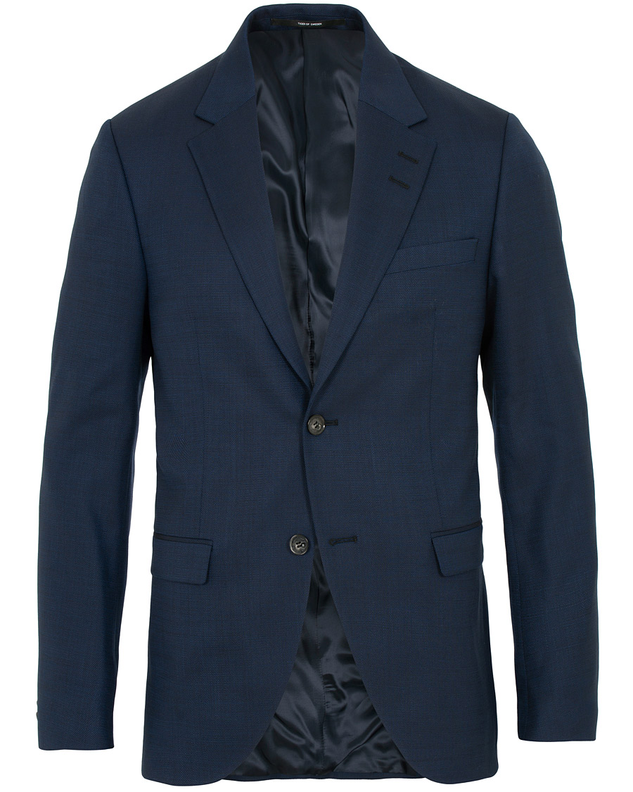 Herre | Dressjakker | Tiger of Sweden | Jamonte Wool Stretch Blazer Country Blue