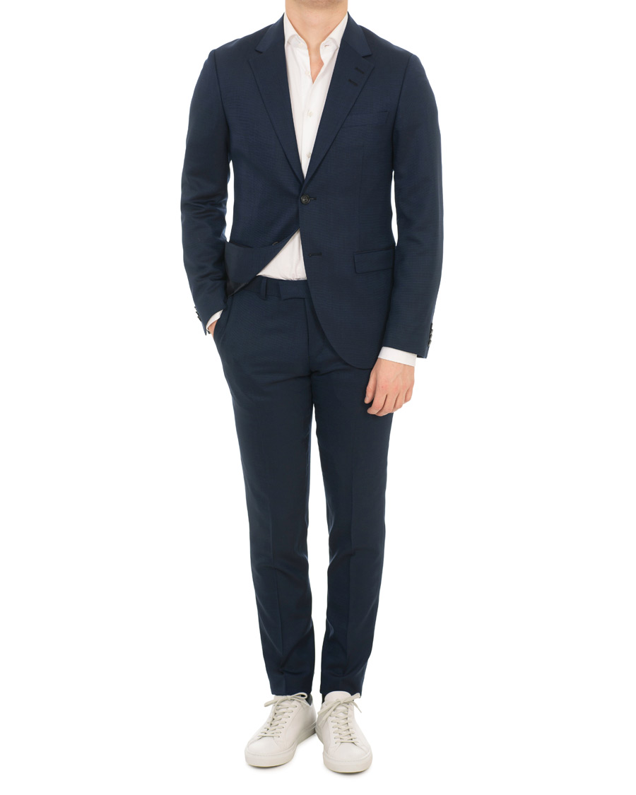 Herre | Dressjakker | Tiger of Sweden | Jamonte Wool Stretch Blazer Country Blue
