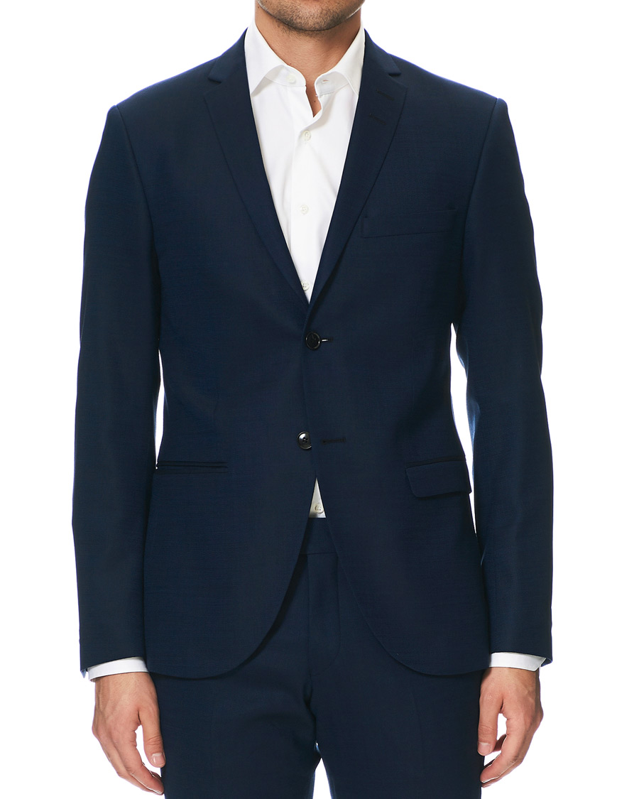 Herre | Dressjakker | Tiger of Sweden | Jil Wool Stretch Blazer Country Blue