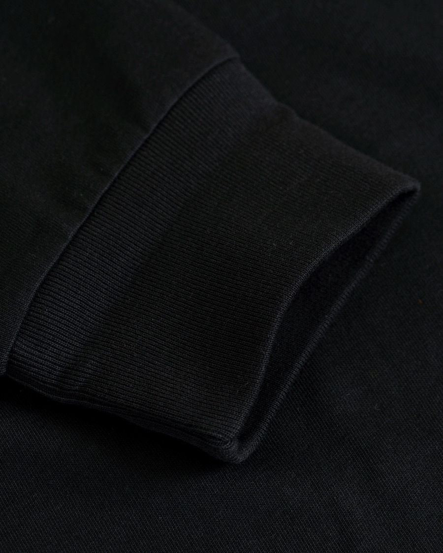 Herre | T-Shirts | Fred Perry | Logo Long Sleeve Tee Black