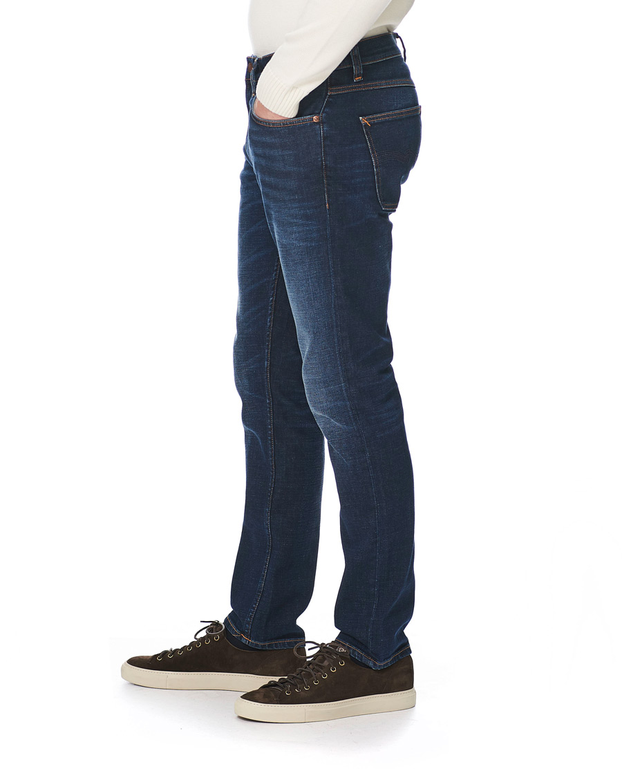 Herre | Jeans | Nudie Jeans | Lean Dean Organic Jeans Dark Deep Worn