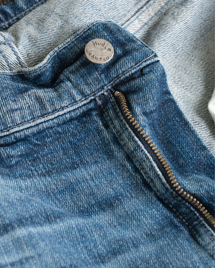 Herre | Jeans | Nudie Jeans | Green Collection Lean Dean Jeans Worn In Green