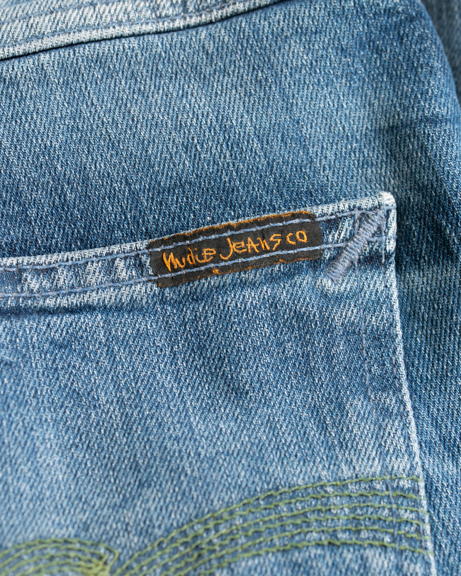 Herre | Jeans | Nudie Jeans | Green Collection Lean Dean Jeans Worn In Green