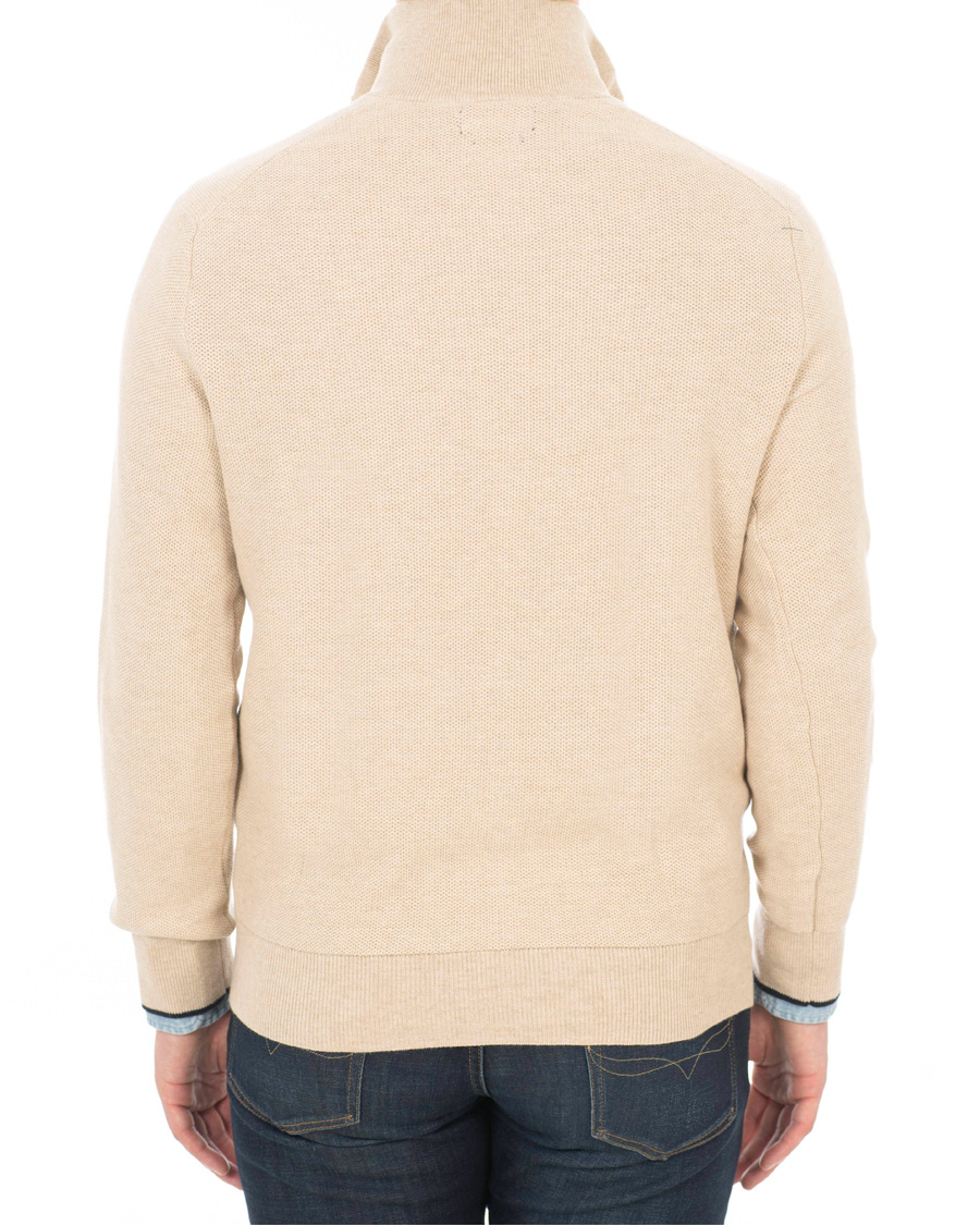 Herre | Gensere | Polo Ralph Lauren | Texture Half Zip Oatmeal Heather