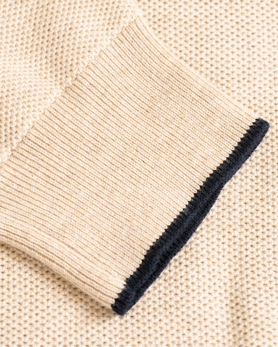 Herre | Gensere | Polo Ralph Lauren | Texture Half Zip Oatmeal Heather