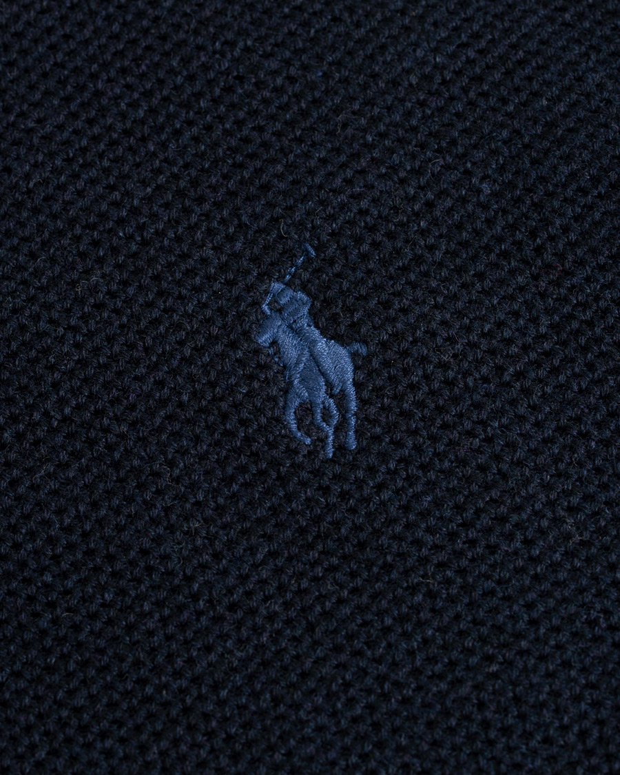 Herre | Gensere | Polo Ralph Lauren | Texture  Half Zip Navy Heather