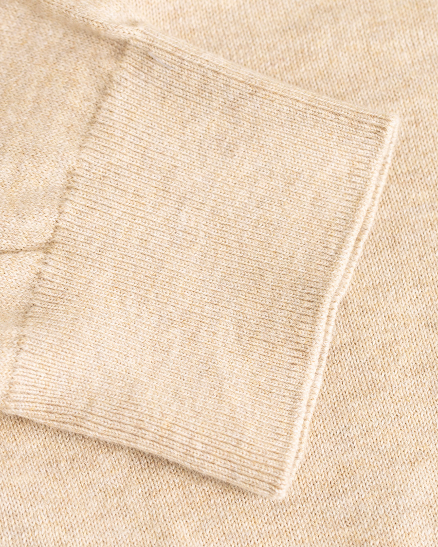 Herre | Gensere | Polo Ralph Lauren | Pima Cotton Crew Neck Pullover Sand Heather