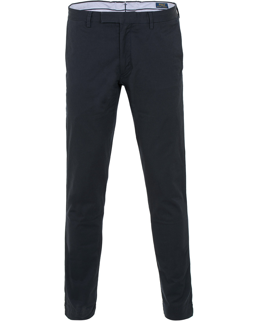Herre | Bukser | Polo Ralph Lauren | Tailored Slim Fit Stretch Hudson Chinos Aviator Navy