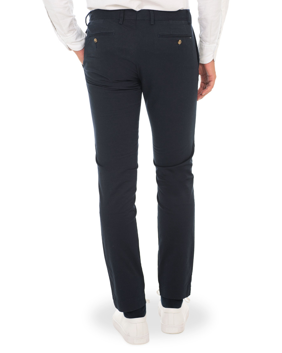Herre | Bukser | Polo Ralph Lauren | Tailored Slim Fit Stretch Hudson Chinos Aviator Navy