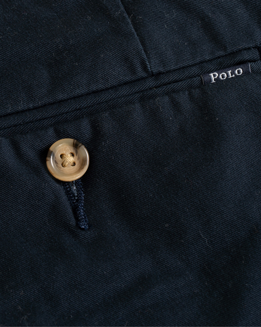 Herre | Bukser | Polo Ralph Lauren | Tailored Slim Fit Stretch Hudson Chinos Aviator Navy