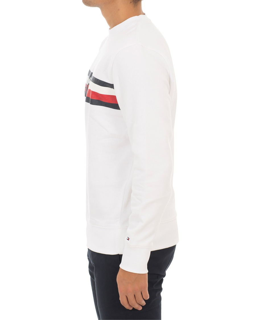 Herre | Gensere | Tommy Hilfiger | Logo Sweatshirt Bright White