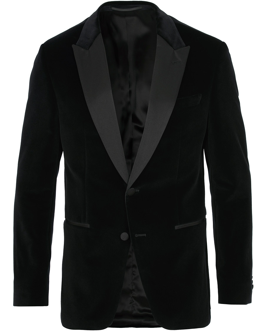 Herre | Dressjakker | BOSS BLACK | Boss Helward Velvet Blazer Black