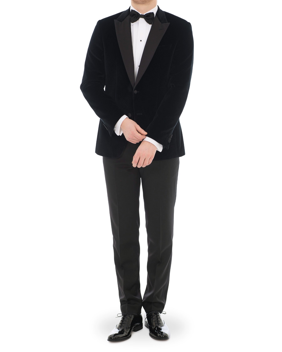 Herre | Dressjakker | BOSS BLACK | Boss Helward Velvet Blazer Black