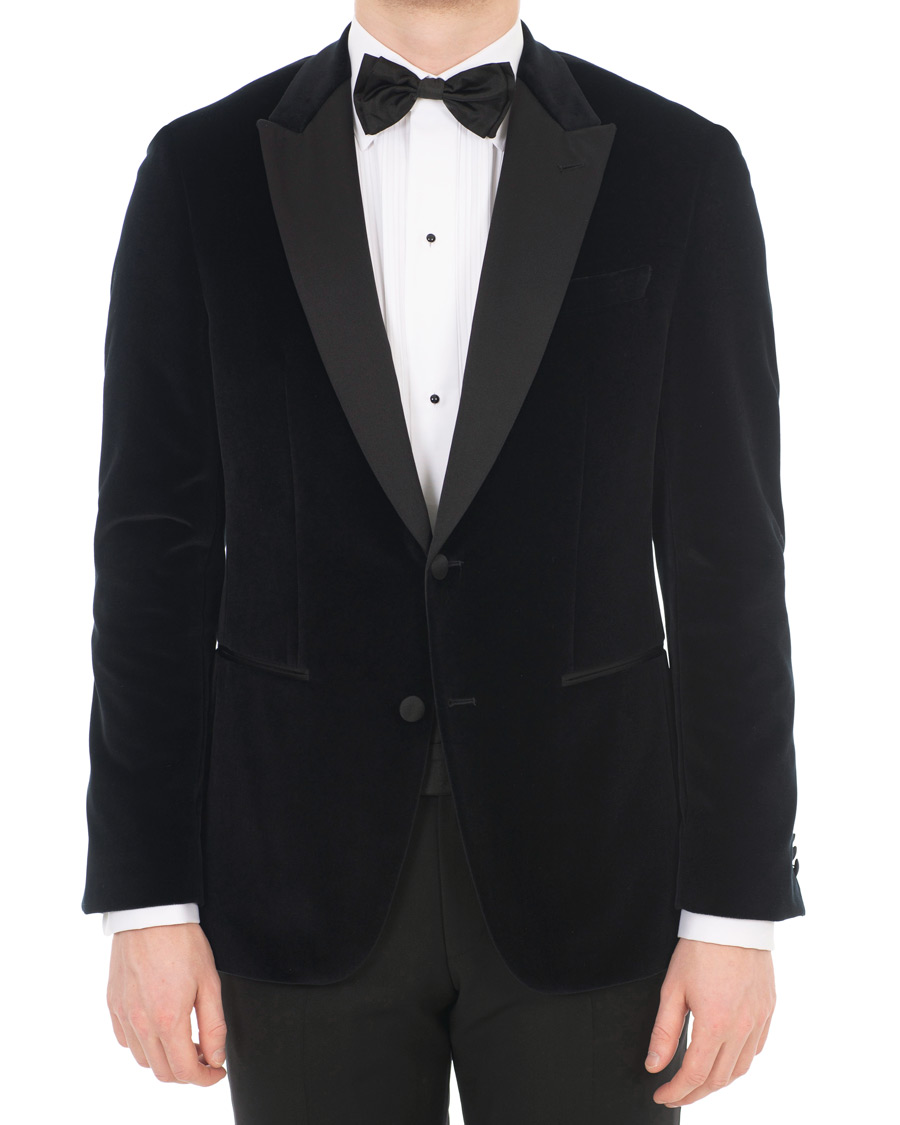 Herre | Dressjakker | BOSS BLACK | Boss Helward Velvet Blazer Black