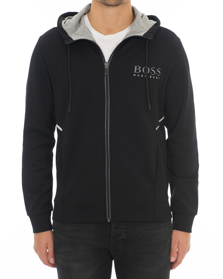 Boss Athleisure Saggy Full Zip Hoodie Black