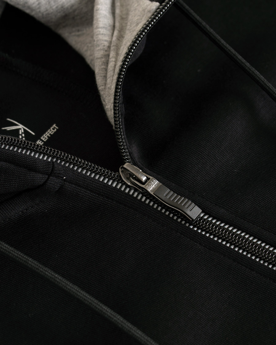 Herre | Gensere | BOSS GREEN | Boss Athleisure Saggy Full Zip Hoodie Black