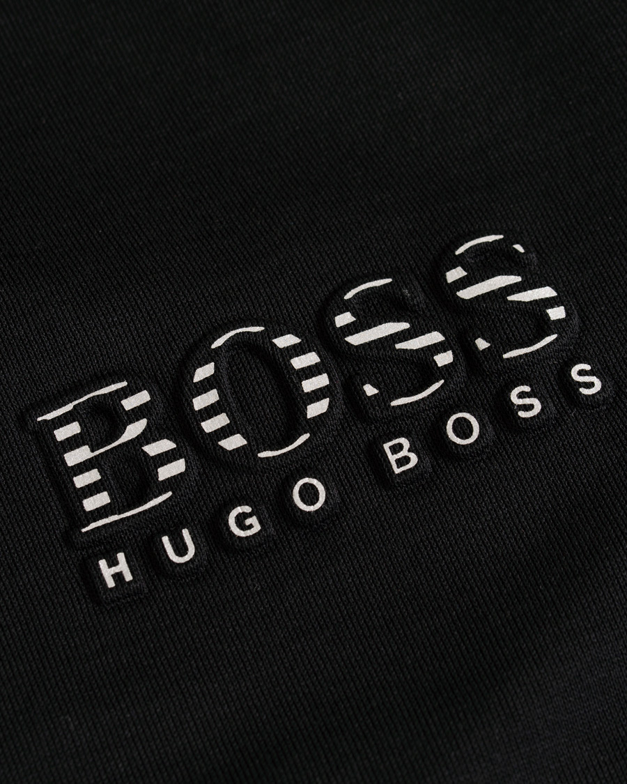 Herre | Gensere | BOSS GREEN | Boss Athleisure Saggy Full Zip Hoodie Black